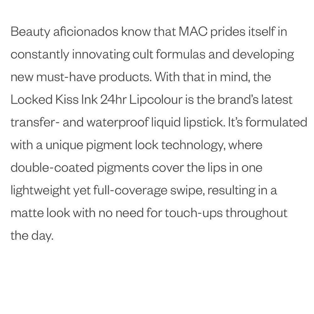 LAST 1! MAC Cosmetics Locked Kiss Ink 24HR Lip Color BODACIOUS 👄 NEW - Picture 6 of 8